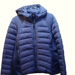 Bernardo Eco Plume Women's Winter Jacket. Navy Size XL NWT